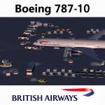 FS2004 British Airways Boeing 787-10 AGS-5G.